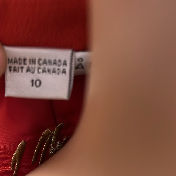 Nygard 100% Silk Women’s Orange Suit Jacket Like New, Lined, Lapel, Size 10 - Picture 9 of 11